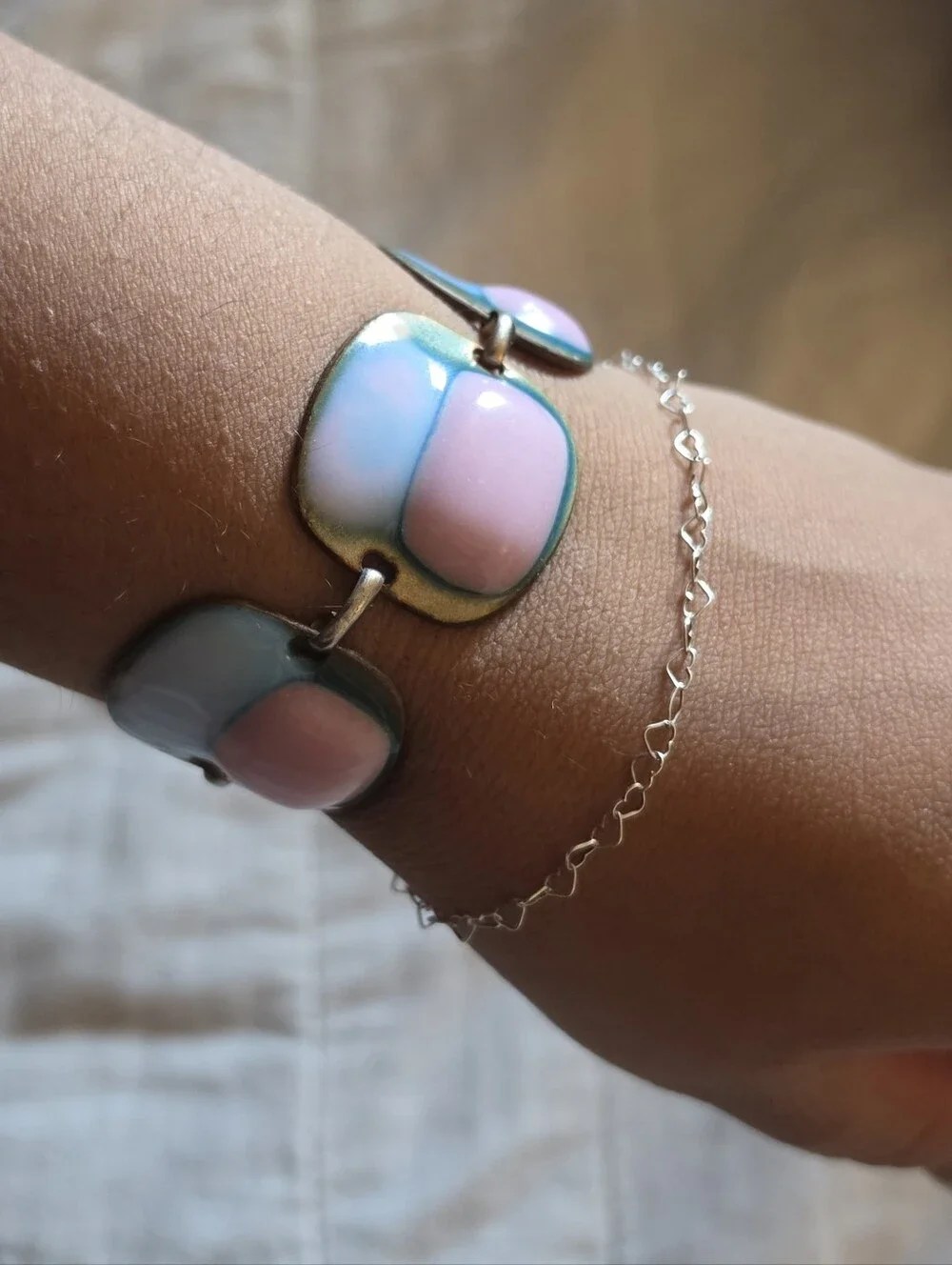 Kay Denning Vintage Enamel Bracelet